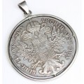 vechi pandant taler Maria Terezia 1780. argint. Austria